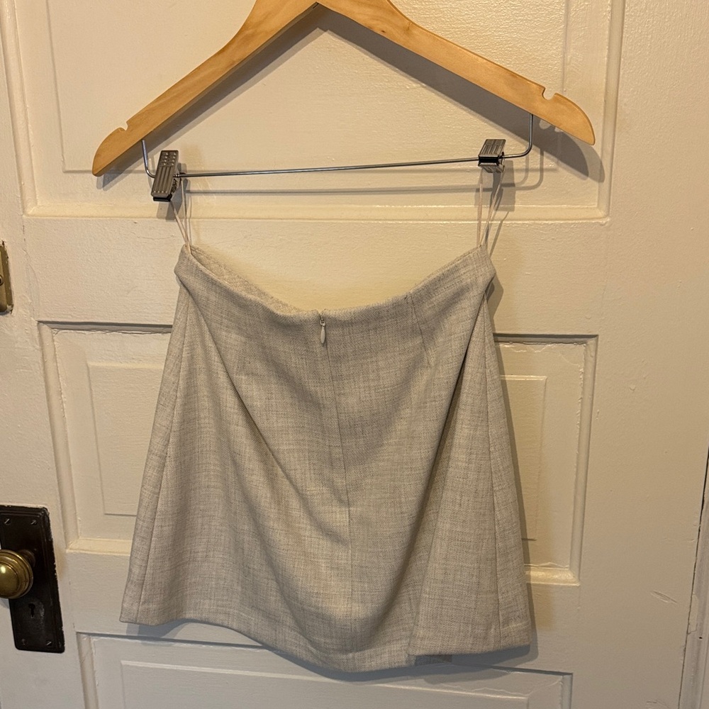 Aritzia Wilfred Classic Mini Skirt Gray - Picture 3 of 3